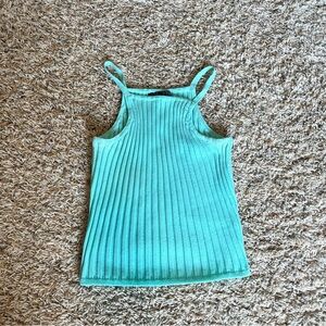 Junior’s Aqua Blue Crop Tank (S)